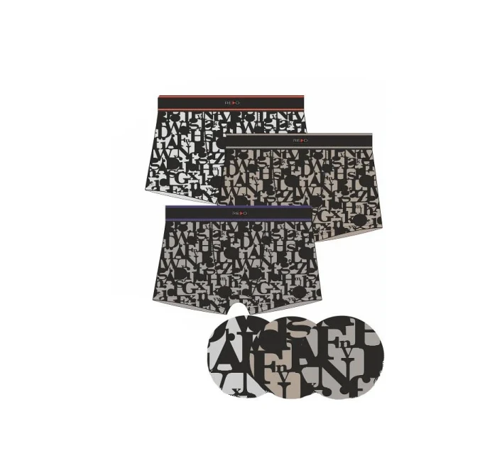 Boxerky Redo Pattern L-2XL