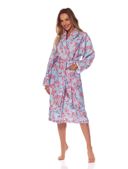 Dlouhý dámský župan S2XL model 17754813 - L&L Dlouhý dámský župan S2XL model 17754813 - L&L