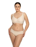 Dámsky športový top Jelly bra comfort beige - JULIMEX Dámsky športový top Jelly bra comfort beige - JULIMEX