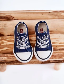 Dětské látkové tenisky BIG STAR model 21594798 Námořnická modrá - Big Star Shoes
