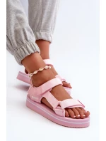 Dámské sandály na platformě Big Star model 21664478 růžové - Big Star Shoes