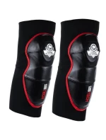 Športové chrániče kolien DBX-EG 0000941372 Čierne s červenou - BUSHIDO