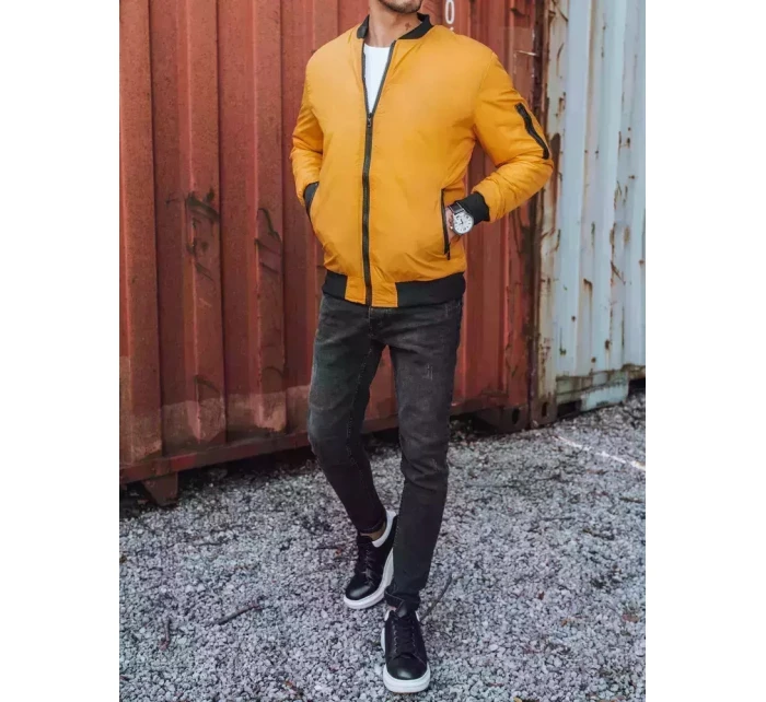 Pánská velbloudí bunda bomber Dstreet model 21963713 - FashionStreet