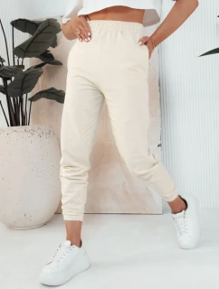 SWAN krémové dámske tepláky FashionStreet UY2086