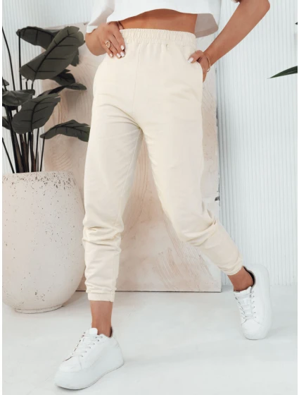 Dámské krémové tepláky SWAN Dstreet model 21976286 - FashionStreet