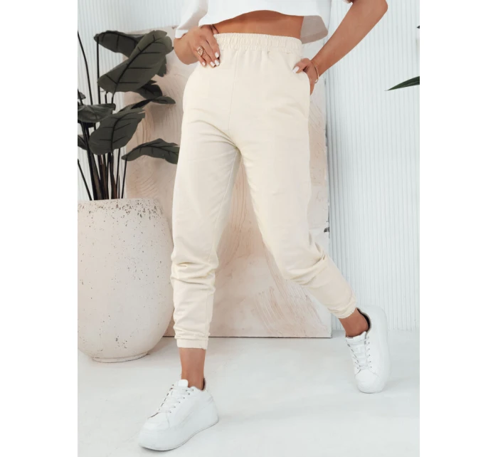 Dámské krémové tepláky SWAN Dstreet model 21976286 - FashionStreet