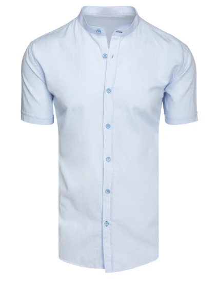 Pánské tričko s krátkým rukávem modré Dstreet model 22250267 - FashionStreet