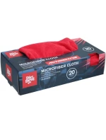 Bezšvová čistiaca handrička z mikrovlákna 30x30cm 20ks DIRT DEVIL RED