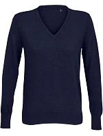 NEOBLU Sullivan Women Dámsky sveter s výstrihom do V 24.3988 night blue NEOBLU Sullivan Women Dámsky sveter s výstrihom do V 24.3988 night blue