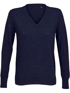 NEOBLU Sullivan Women Dámsky sveter s výstrihom do V 24.3988 night blue