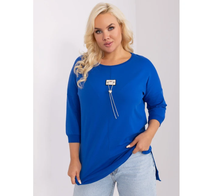 Bluzka RV BZ model 21468357 ciemny niebieski - FPrice Bluzka RV BZ model 21468357 ciemny niebieski - FPrice
