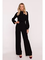 S420 Kombinéza s volánom - čierna