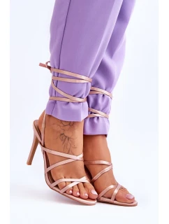 Sandále na šnurovanie model 179630 Step in style