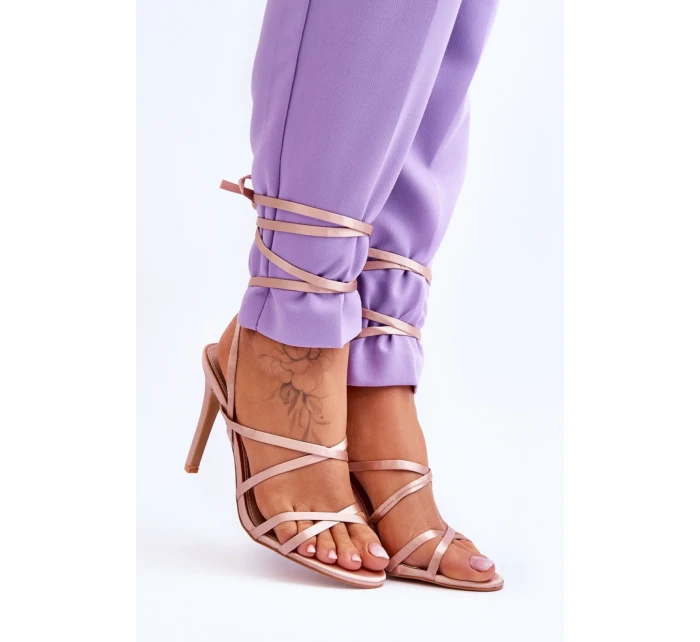 Sandále na šnurovanie model 179630 Step in style