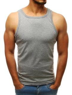 Pánské tílko bez potisku šedé Dstreet model 21962221 - FashionStreet