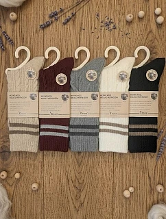 Ponožky WiK Xintao 3140, model 8811, z merino vlny, veľkosti 35–42