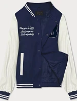 Dámska tmavomodrá bunda bomber (16M9067-215)