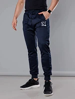 Pánske tepláky s potlačou Dark Blue (8K178-25)