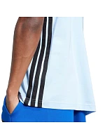 Pánske tričko adidas Essentials 3 Stripes, modré, JE6397
