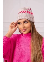 Dámska čiapka London K385 dark beige