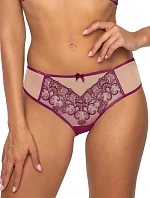 Dámske tangá Maureen 3808/4 Purple with Body - MAT