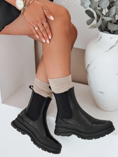 Dámske čižmy DENTAR black FashionStreet ZY0412