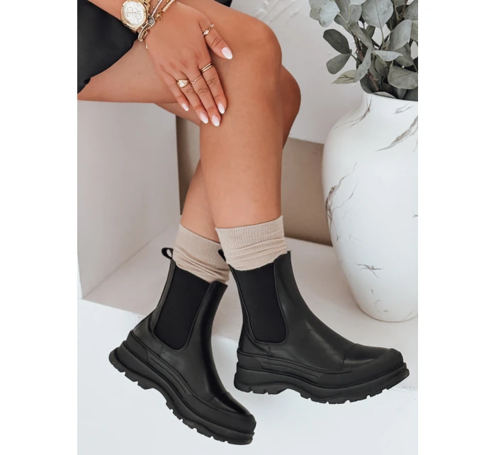 Dámské kozačky černé Dstreet model 21971957 - FashionStreet Dámské kozačky černé Dstreet model 21971957 - FashionStreet