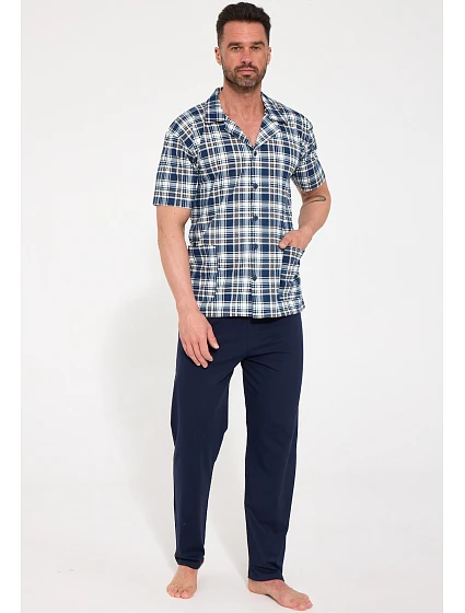 Pyžamo Cornette 318/61 kr/r M–2XL s rozopínaním