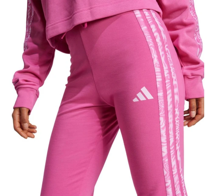 Nohavice adidas Essentials 3-Stripes Print Cotton W JG6238 ženy Nohavice adidas Essentials 3-Stripes Print Cotton W JG6238 ženy