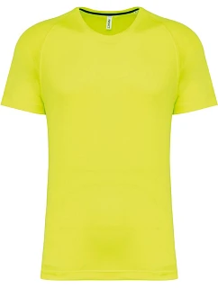 Kariban ProAct PA 4012 Pánske športové tričko 20.4012 fluorescenčná žltá