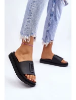 Damskie Klapki Big Star LL274429 Czarne