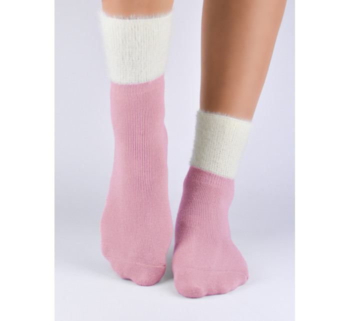 NOVITI Ponožky SF001-G-03 Dirty Pink
