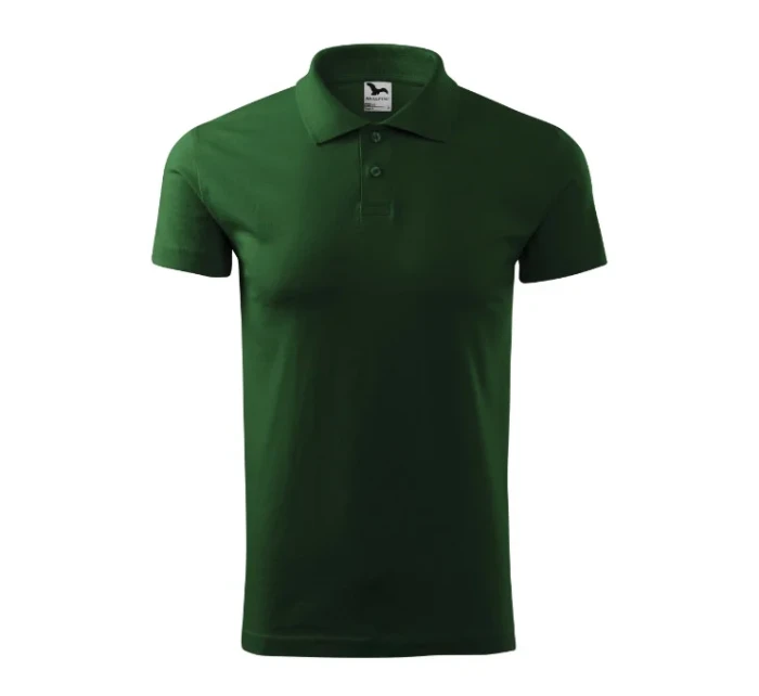 Single J. polokošile pánská lahvově zelená