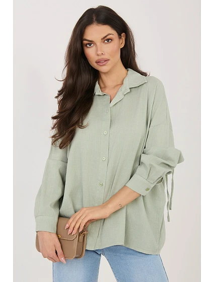 Košeľa s dlhým rukávom model 226475 Taliansko Moda