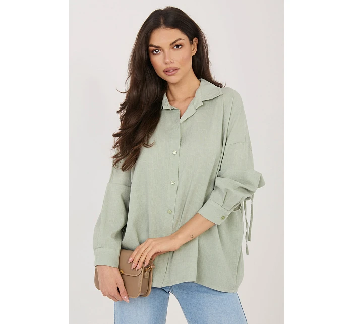 Košeľa s dlhým rukávom model 226475 Taliansko Moda