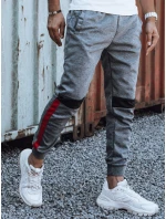 Pánské tepláky se stahovací šňůrkou antracitové model 21980086 - FashionStreet