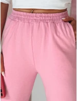 Dámské tepláky se širokými nohavicemi růžová Dstreet model 21988793 - FashionStreet
