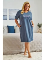 Dámska nočná košeľa 5366 modrá - Doctor Nap