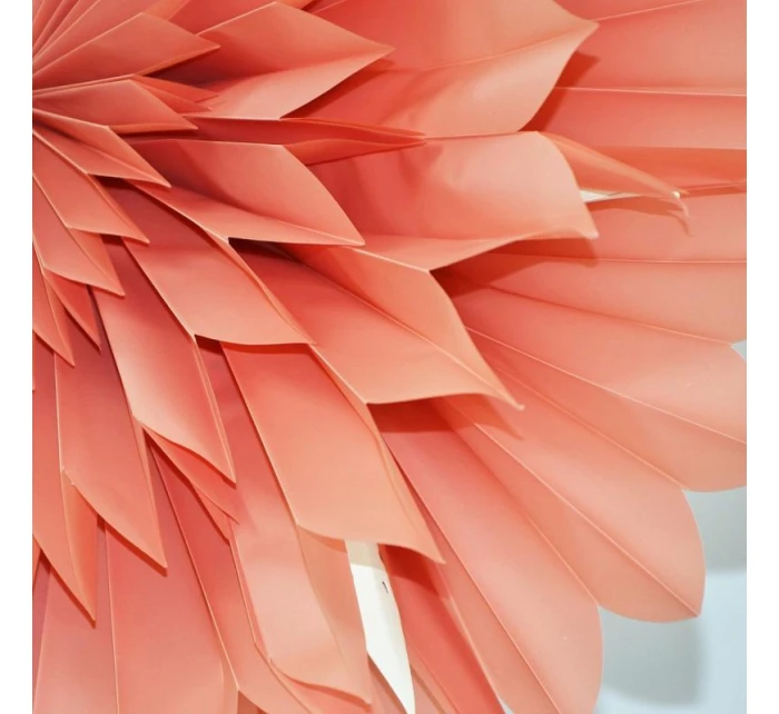 DEKORATÍVNA ZÁVESNÁ PAPIEROVÁ HVIEZDA 3D 50CM RUŽOVÁ