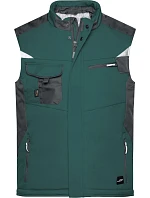 JN 825 Pracovní zimní softshellová vesta Strong model 22491332 dark green/black - Daiber JN 825 Pracovní zimní softshellová vesta Strong model 22491332 dark green/black - Daiber