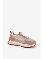 Dámské Sportovní Boty S Na Platformě Khaki model 21687895 - Boto