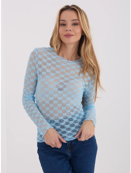 Blúzka PM BZ SF127.75 svetlomodrá