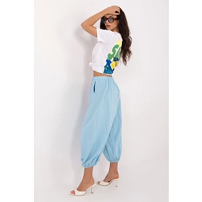 Šnúrové nohavice model 226230 Taliansko Moda