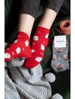 Dámské vánoční ponožky model 21327630 3540 - Steven