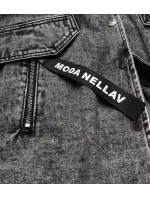 Volná černá dámská džínová přes oblečení model 17004804 - P.O.P. SEVEN