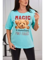Blúzka s potlačou Magic mint