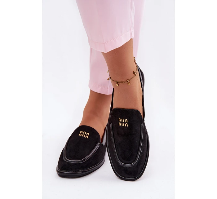 Dámské ploché model 22100026 Černé - VINCEZA Dámské ploché model 22100026 Černé - VINCEZA