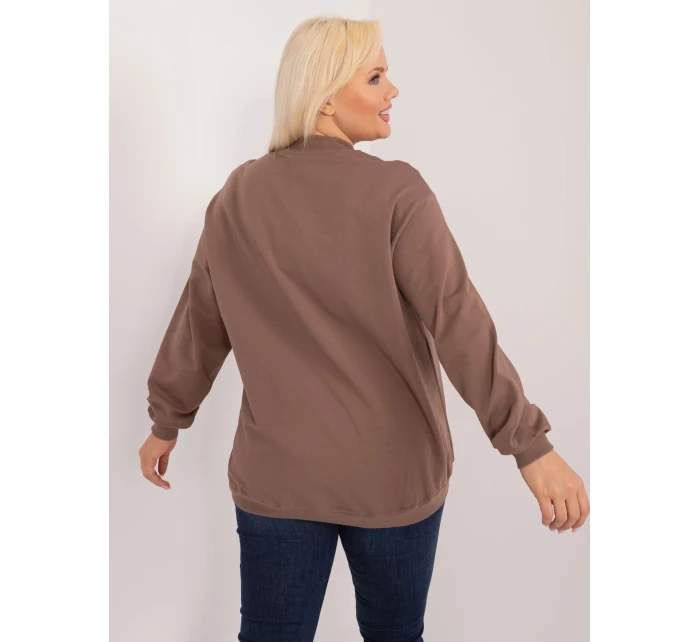 Mikina RV BL 6299.11 hnedá