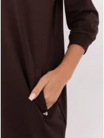 RV šaty SK 7203.35P tmavohnedé RV šaty SK 7203.35P tmavohnedé