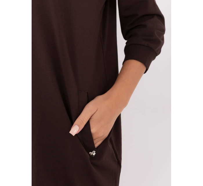 RV šaty SK 7203.35P tmavohnedé RV šaty SK 7203.35P tmavohnedé